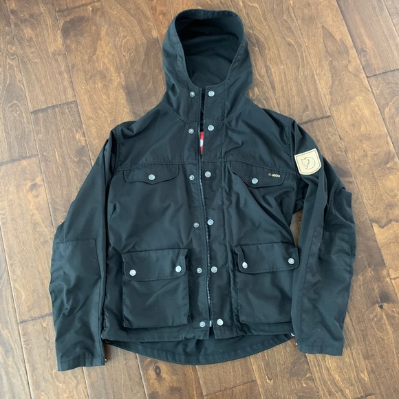 Fjallraven Greenland jacket black for women size XS or S shell jacket windproof - Picture 2 of 11